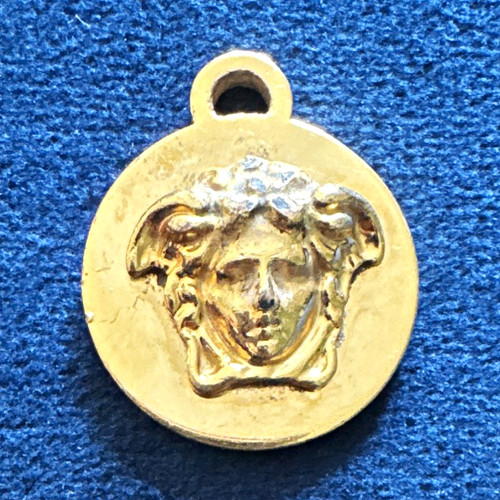 Versace medusa round charm - versace,