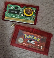 Pokémon Ruby Version Nintendo Gameboy Advance PAL Genuine New Battery