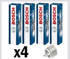 4x Bosch Spark Plugs for FORD