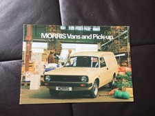 Morris Marina vans and pickup car brochure, c1980