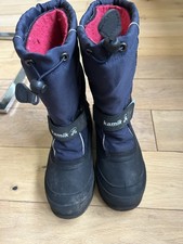 Kamik Waterproof Snow Boots Size  UK 4 Blue