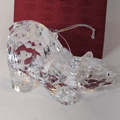 Christmas ornament polar bear - ornament,