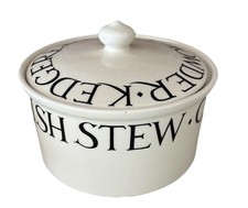 EMMA BRIDGEWATER Pottery COOKWARE Black Toast & Marmalade Casserole Hot Pot 