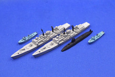 Triang Minic Royal Navy Warships 1:1200 / 1250 Waterline Model Ships