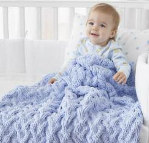 0203 knitting baby cable - baby's,