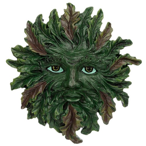 Green man tree - tree, plaque
