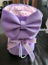 love is eternal Faux Flowers foam bouquet Purple / Pink 