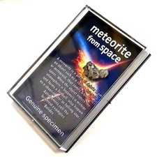 Authentic meteorite display - meteorite, in