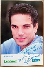 ORIGINAL AUTOGRAPHED EMMERDALE