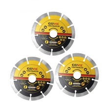 3 x 125mm 5" Diamond Angle