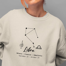 Libra Star Sign Jumper - Birth