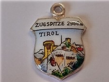 Silver travel shield charm