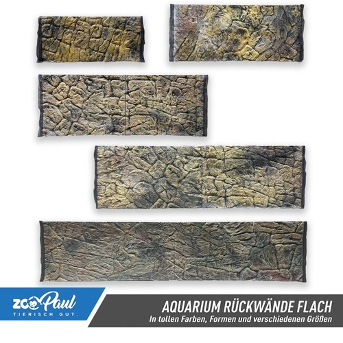 Aquarium structural rear wall