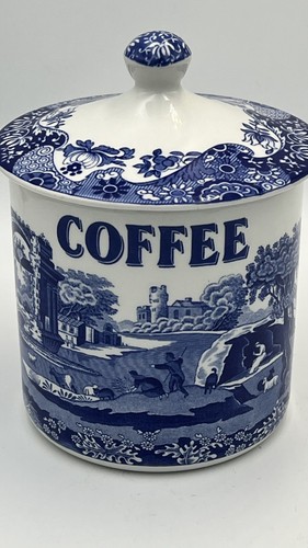 Spode blue italian coffee - italian,