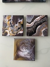 STUNNING SET OF THREE ORIGINAL