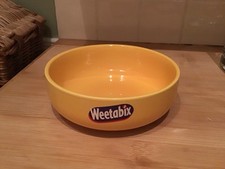 Vintage Retro Weetabix Bowl. Yellow. Round. In VGC.
