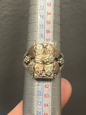 Sterling Silver With 12K Black