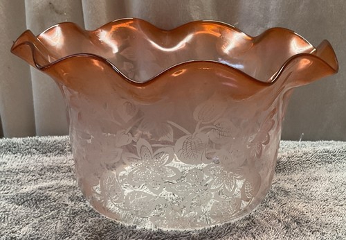 Victorian cranberry etched - victorian,