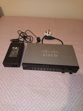 Cisco SF302-08MPP  10/100 8 Port Max Power PoE+ Layer 3 Managed Switch, WITH PSU