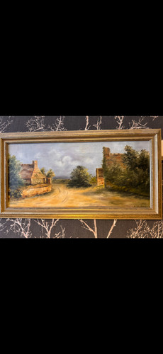 Antique oil painting