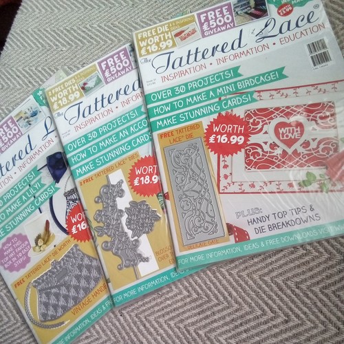 New tattered lace die - lace,