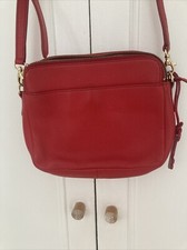 FOSSIl  handbag leather Red