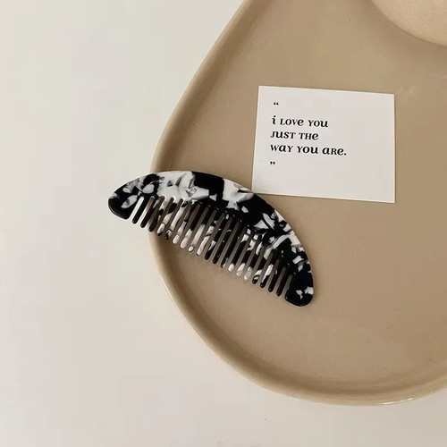 Wide teeth acetate - acetate, hair