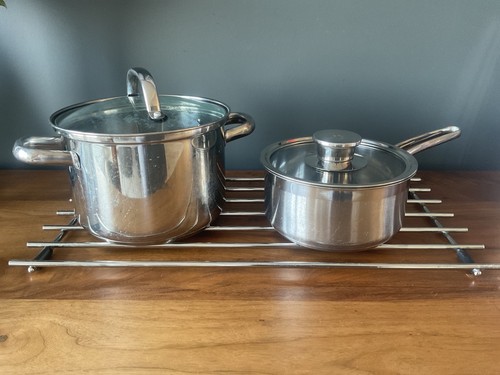 Metal trivet chrome - metal,