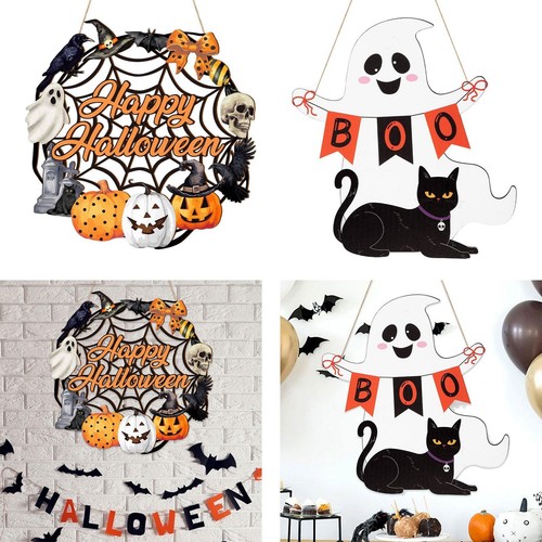 Halloween wooden door - door, hanging
