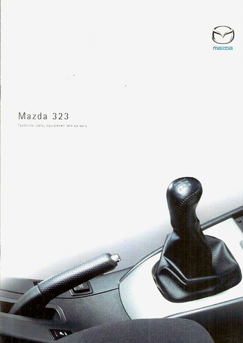 Mazda 323 specification - mazda, 2003