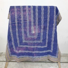 Vintage indian kantha blanket - kantha,