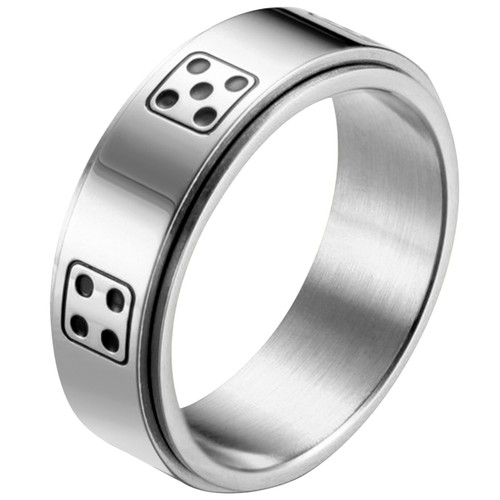 Titanium steel dice - titanium,