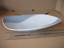 **sale** Zeh Scherzer oblong deep dish white/grey/pink Bavaria Germany Collector