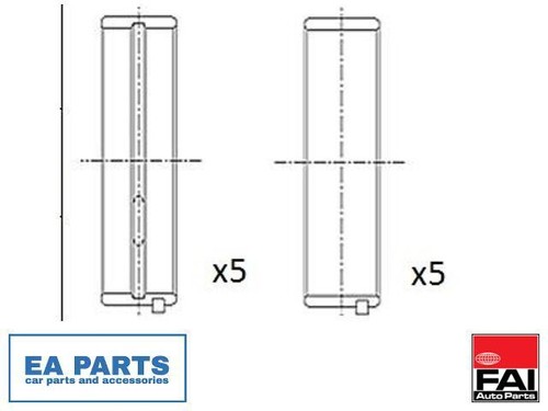 Crankshaft bearings for - crankshaft,