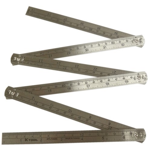 Steel folding rule length - folding, 3'