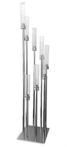Silver candelabra 135cm tall - 135cm,