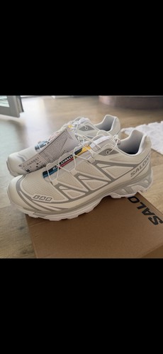 Salomon xt6 white lunar - white,