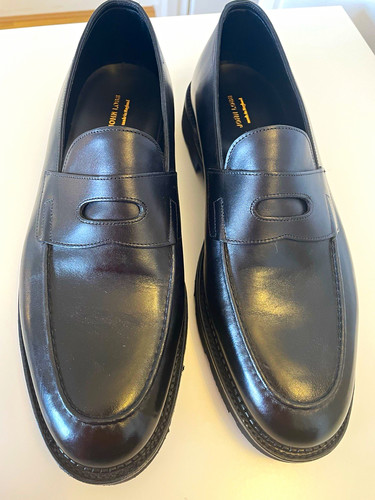 John lobb men black leather - men's,