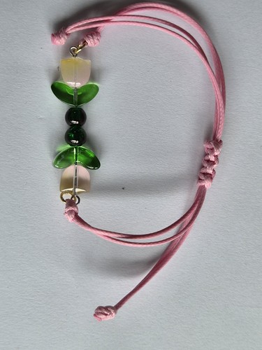 Hand made glass tulip - hand,