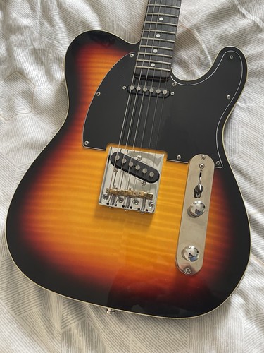 Flame top sunburst telecaster - flame,