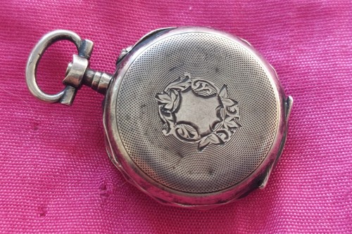 Antique silver pocket watch - pocket,