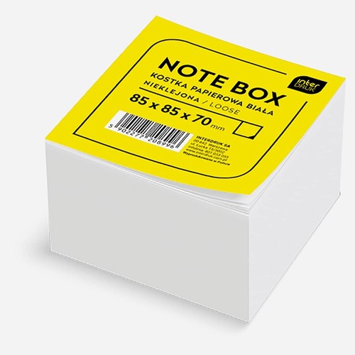 Interdruk white memo cube x - cube, 85