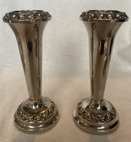 Pair vintage silver - pair, plated