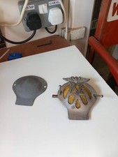 Vintage AA Badge With 2 x Backing Plates Ideal for collection Garage Memorabilia