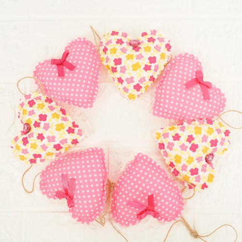 Pink daisy handmade - handmade, fabric