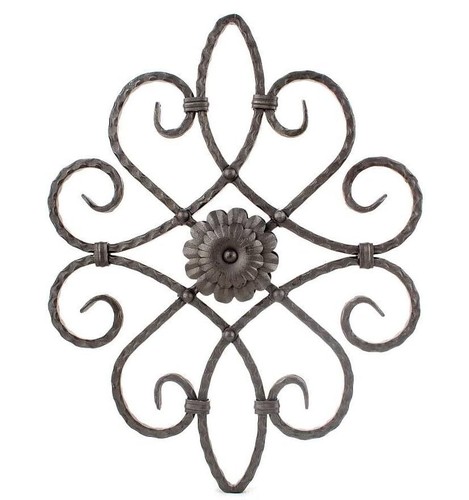 Wrought iron ornament - iron,