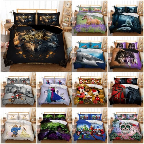 Printed duvet cover - printed, set