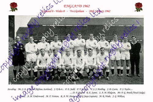 England 1962 rugby - england,