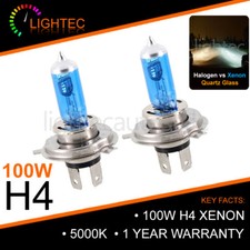 H4 100W HID WHITE XENON