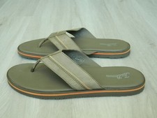 Joe Browns Mens Leather Flip Flops Brown Size 15 / 49 Wide